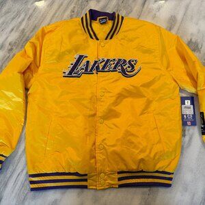 Los Angeles Lakers Logo Stitched Bomber Jacket